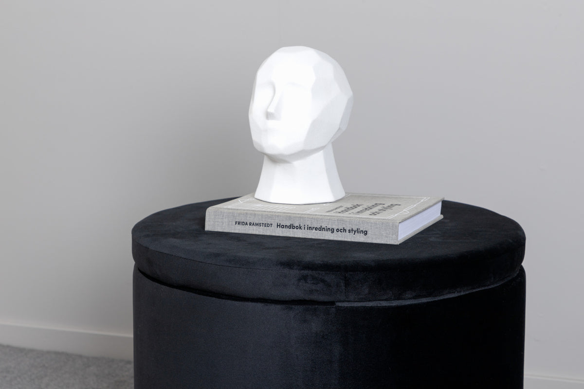 Dunken Pouf Hocker 51 x 51 Schwarz