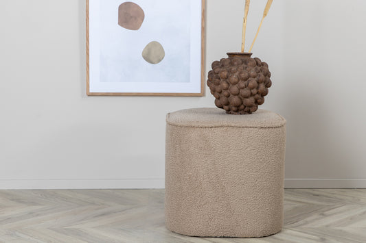 Piff Pouf Hocker 44 x 44 Beige
