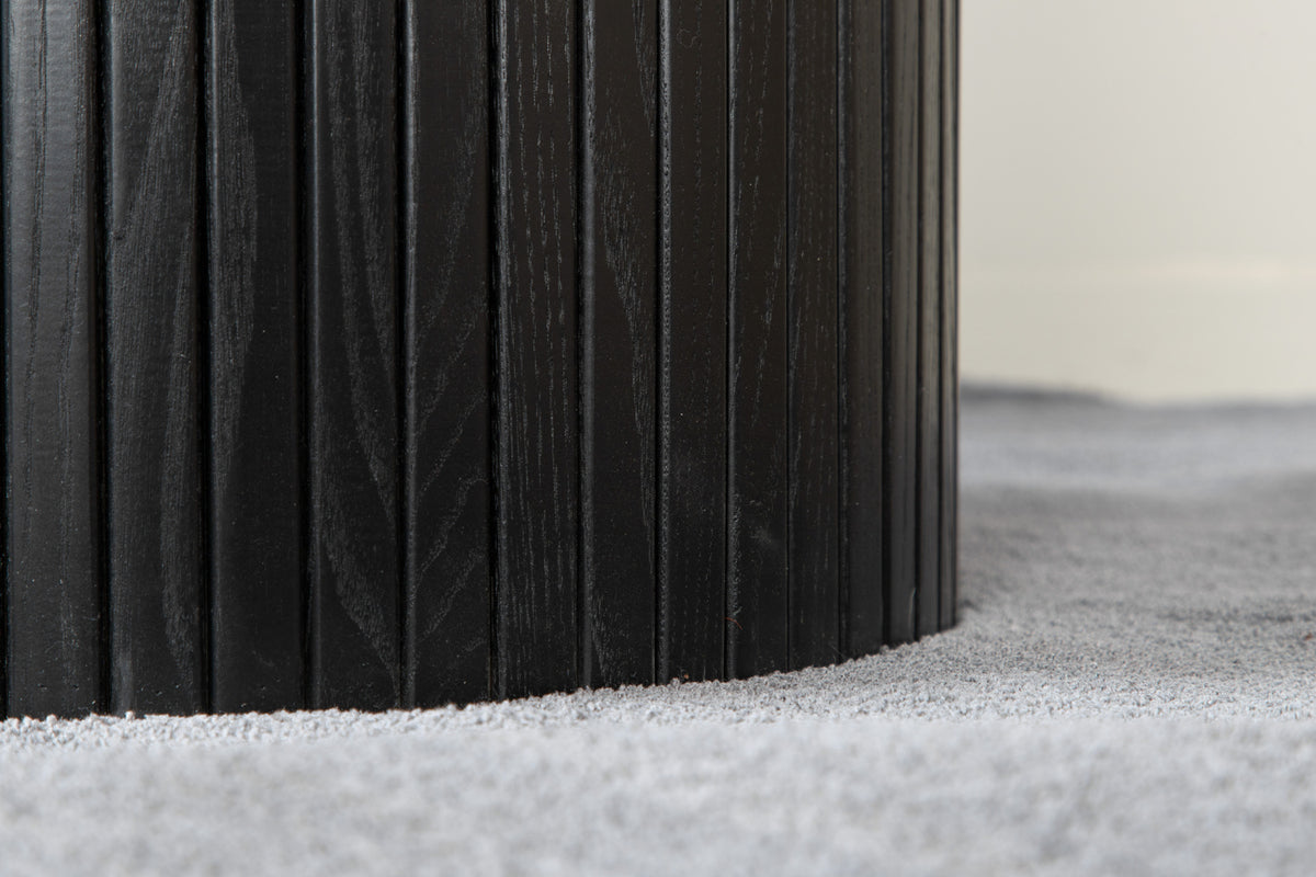 Bianca Runder Esstisch 110 cm Schwarz