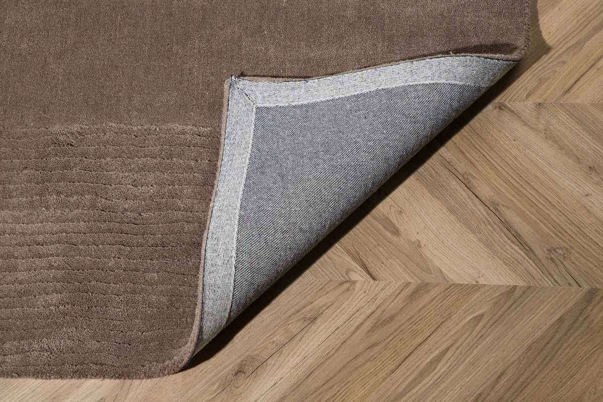 Matteo Rechteckiger Teppich 350 x 250 Braun