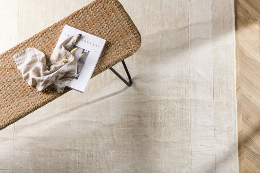 Boston Rechteckiger Teppich 300 x 200 Weiß