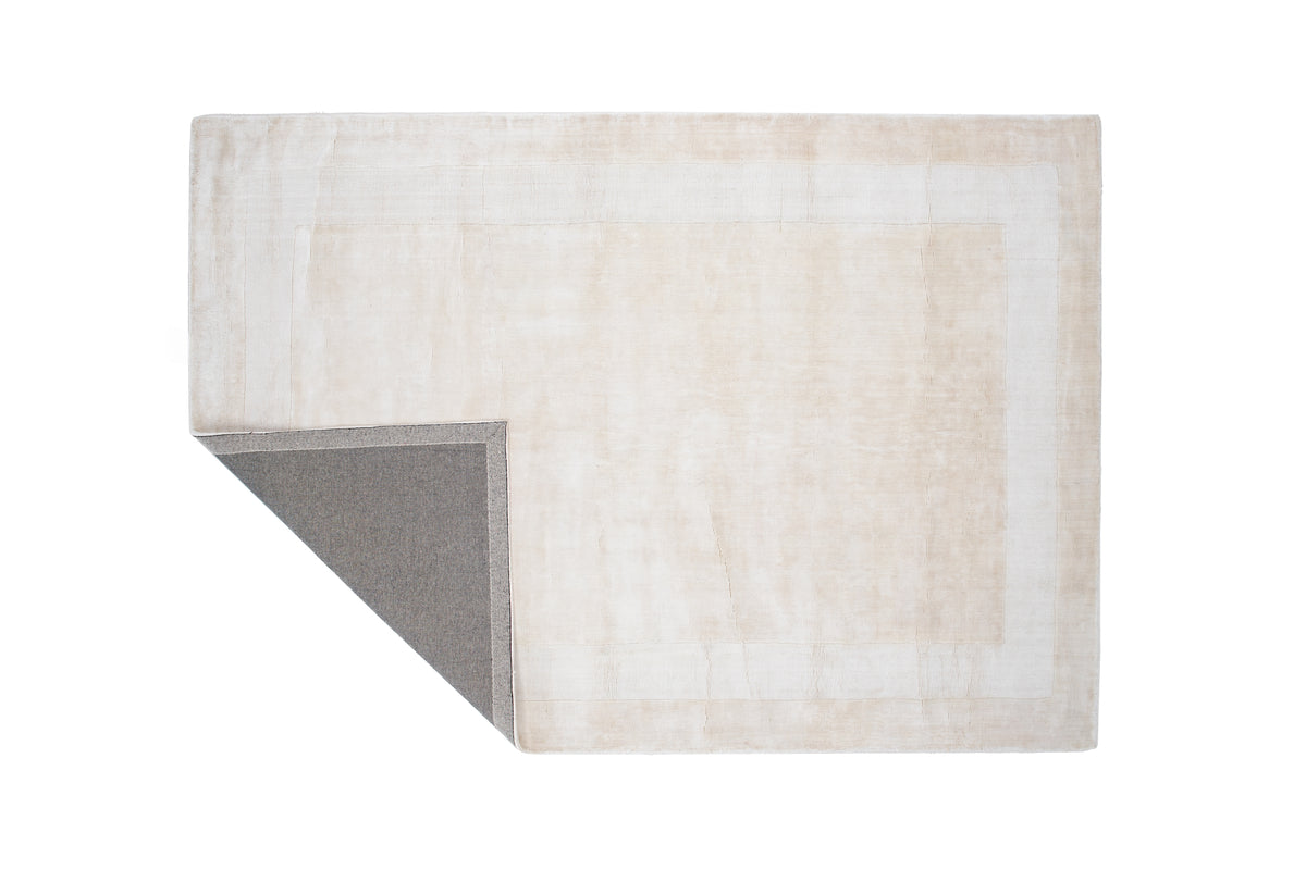 Boston Rechteckiger Teppich 230 x 160 Weiß