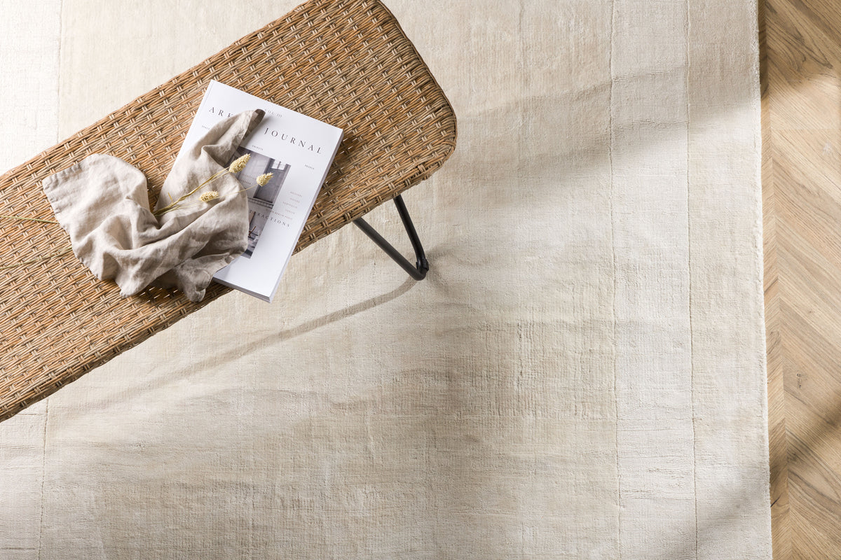 Boston Rechteckiger Teppich 230 x 160 Weiß