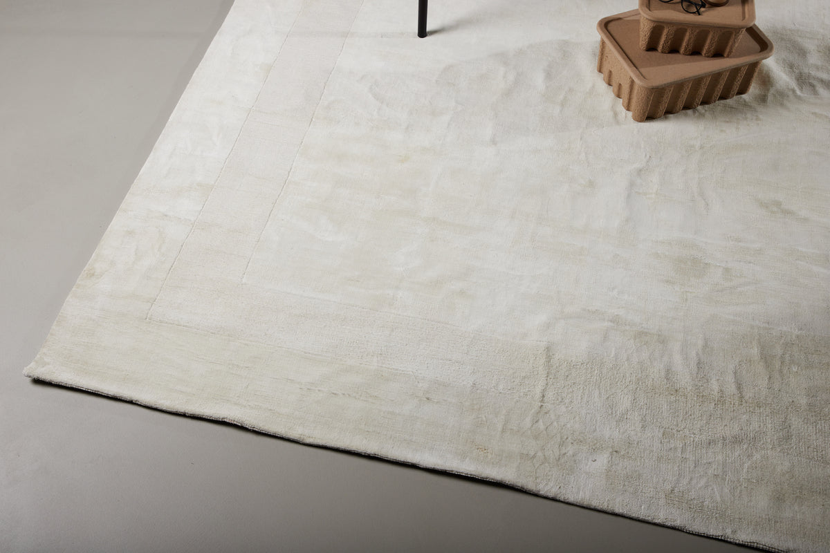 Boston Rechteckiger Teppich 240 x 240 Weiß