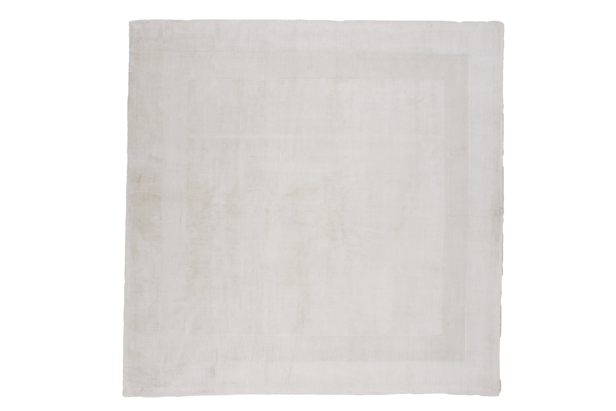 Boston Rechteckiger Teppich 240 x 240 Weiß