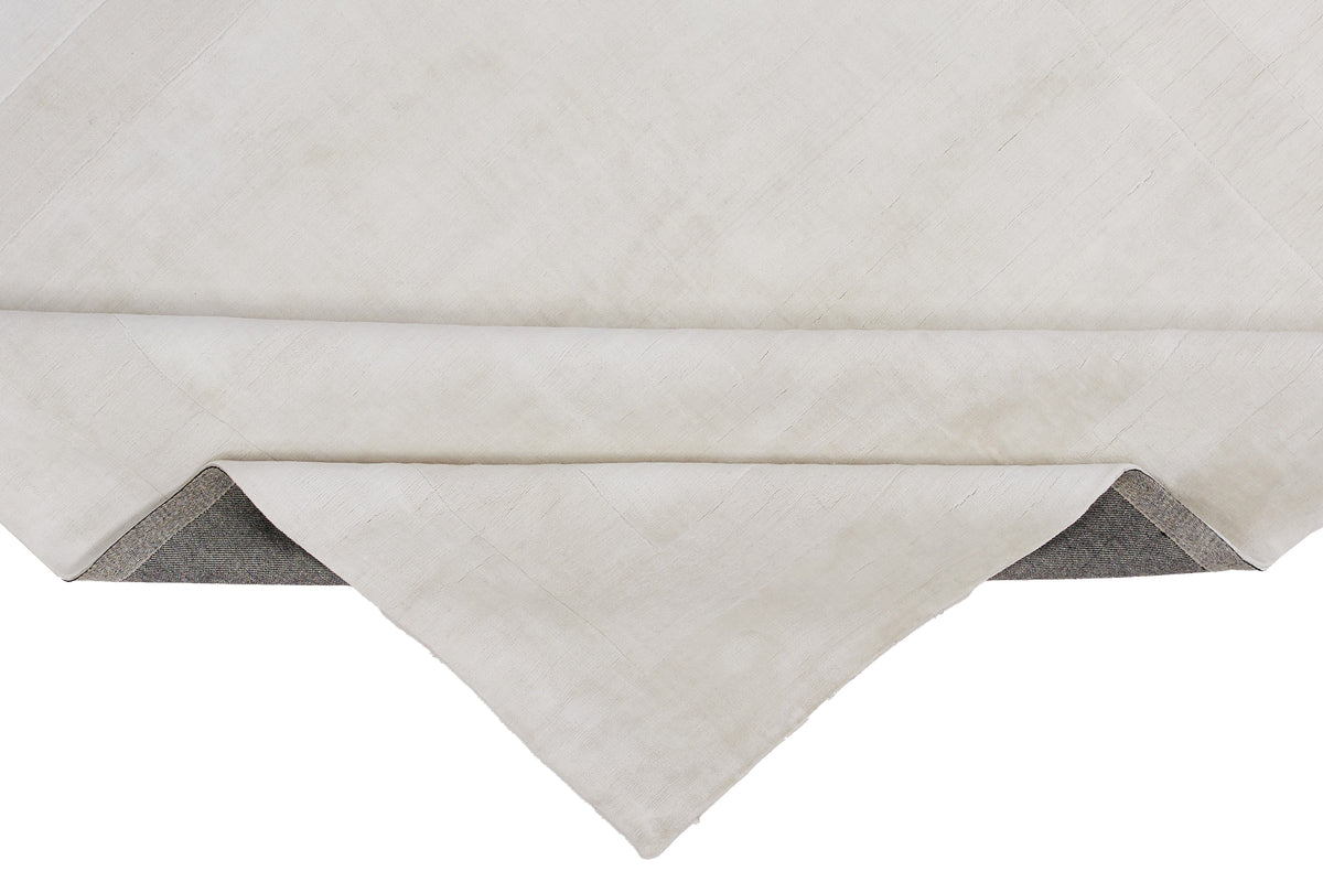 Boston Rechteckiger Teppich 240 x 240 Weiß