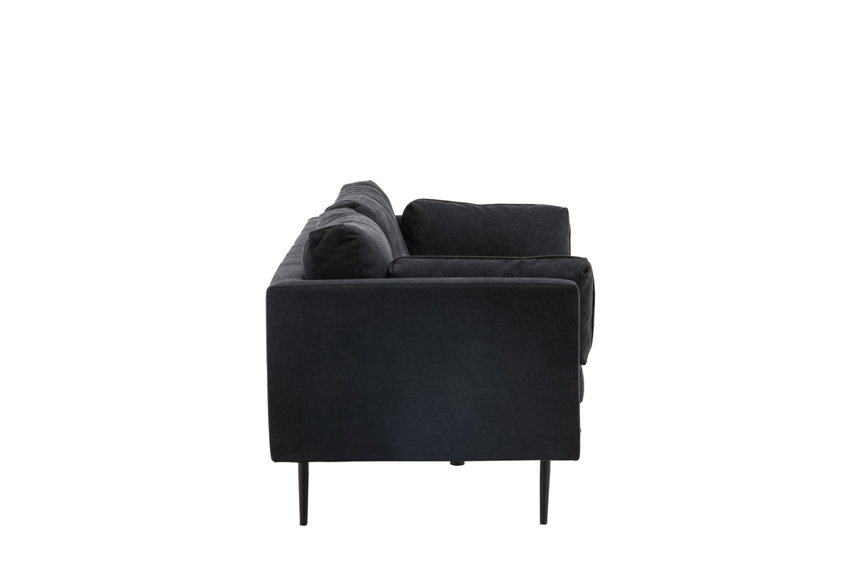 Boom 3-Sitzer-Sofa Schwarz