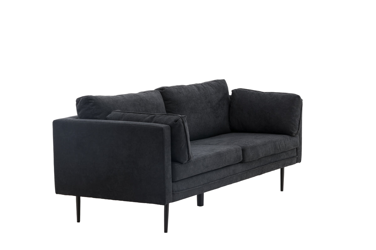 Boom 3-Sitzer-Sofa Schwarz