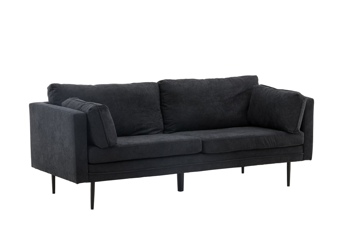 Boom 3-Sitzer-Sofa Schwarz