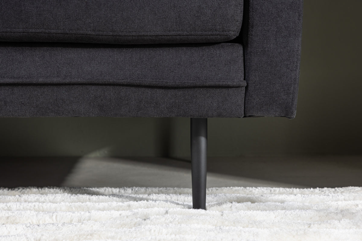 Boom 3-Sitzer-Sofa Schwarz