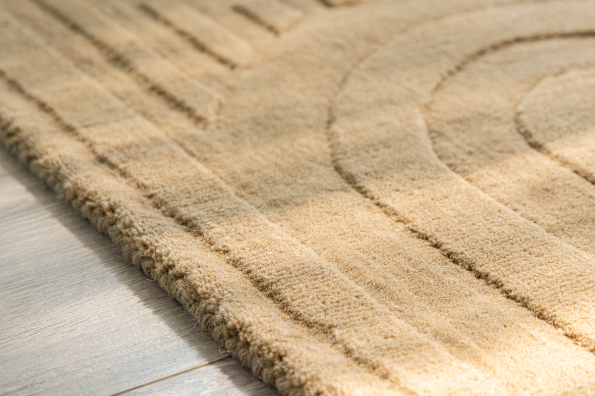 Nora Rechteckiger Teppich 80 x 50 Beige