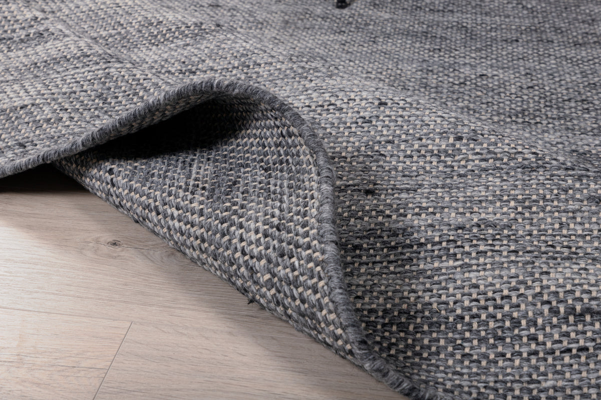 Devi Rechteckiger Teppich 240 x 170 Grau