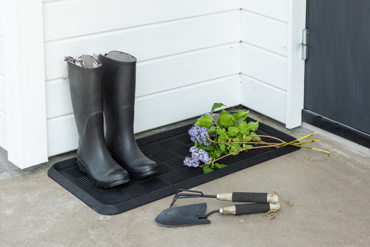 Gösta Rechteckiger Teppich 75 x 45 Schwarz