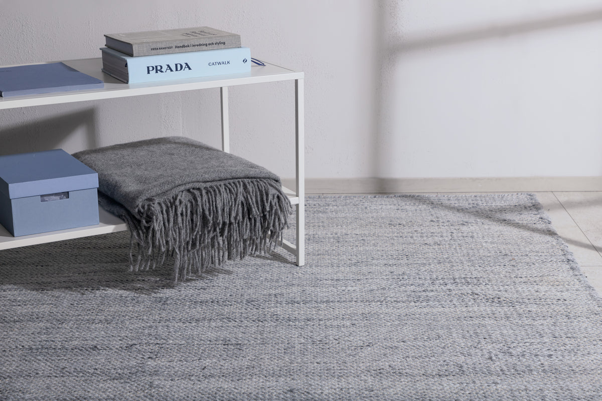 Devi Rechteckiger Teppich 302 x 201 Silber