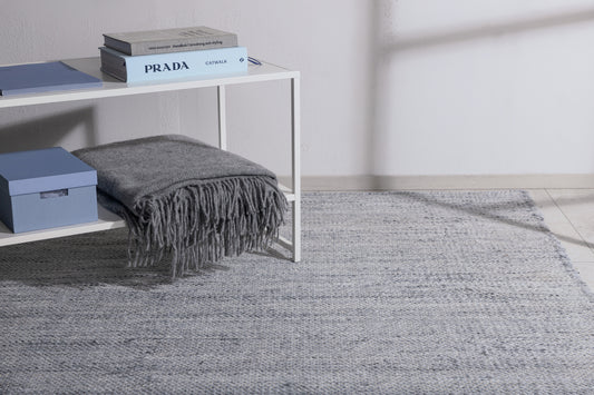 Devi Rechteckiger Teppich 302 x 201 Silber