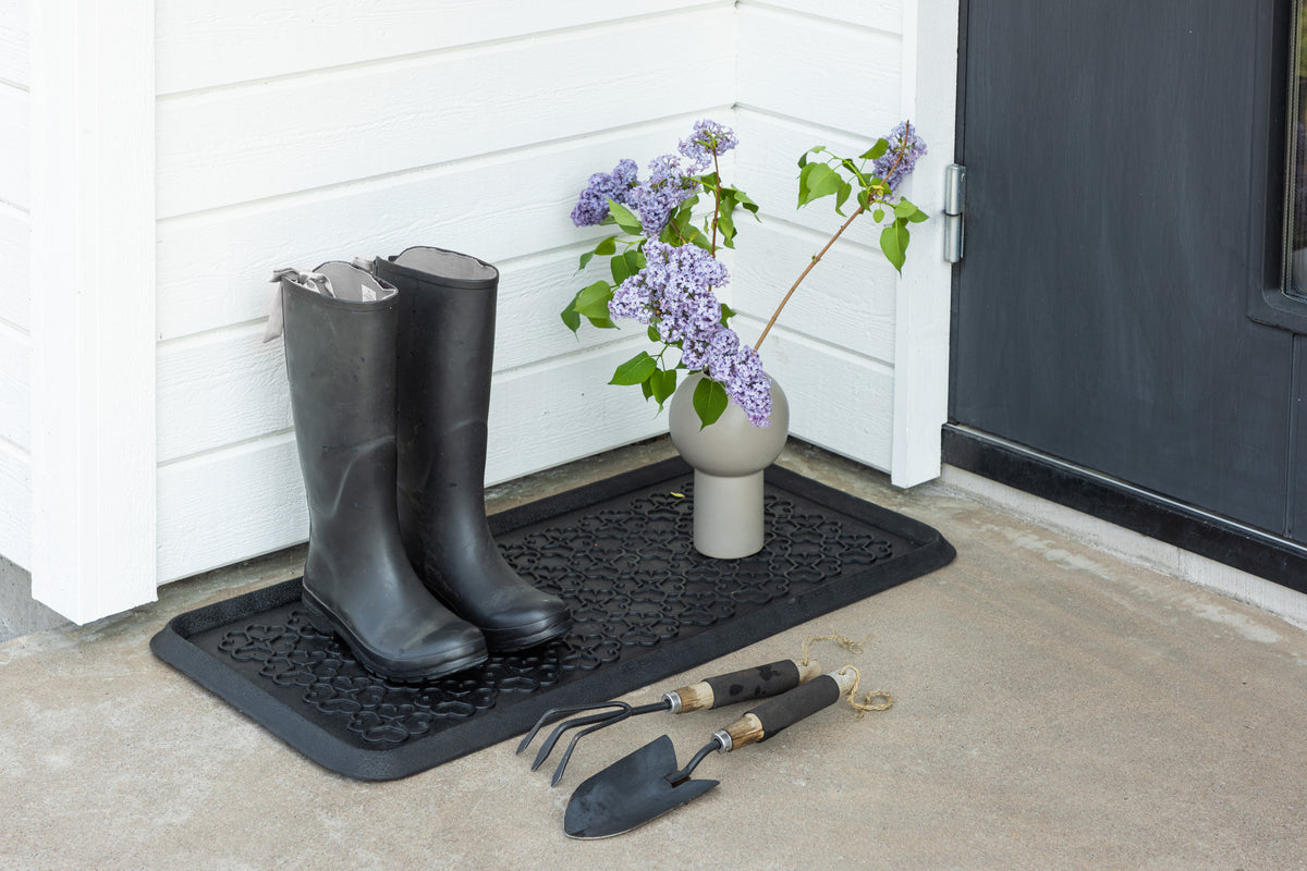 Gunnar Rechteckiger Teppich 75 x 45 Schwarz