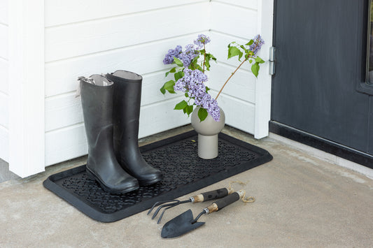 Gunnar Rechteckiger Teppich 75 x 45 Schwarz