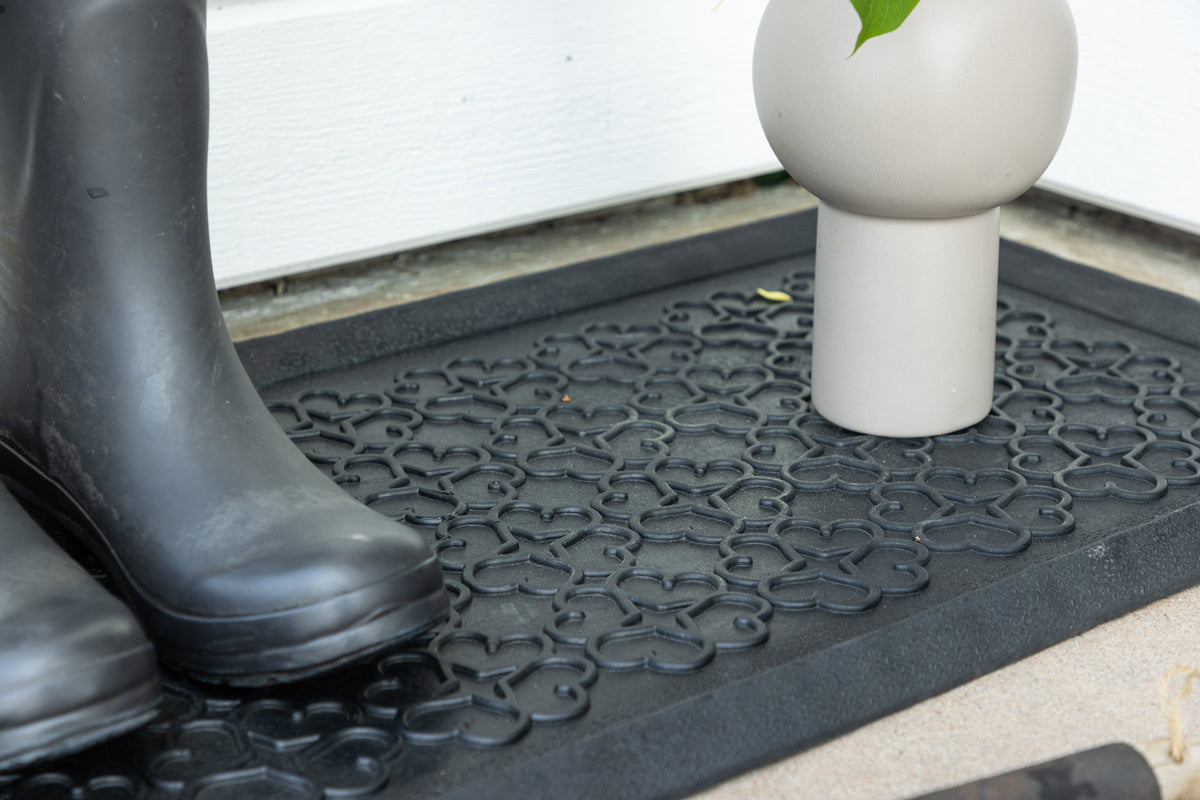 Gunnar Rechteckiger Teppich 75 x 45 Schwarz