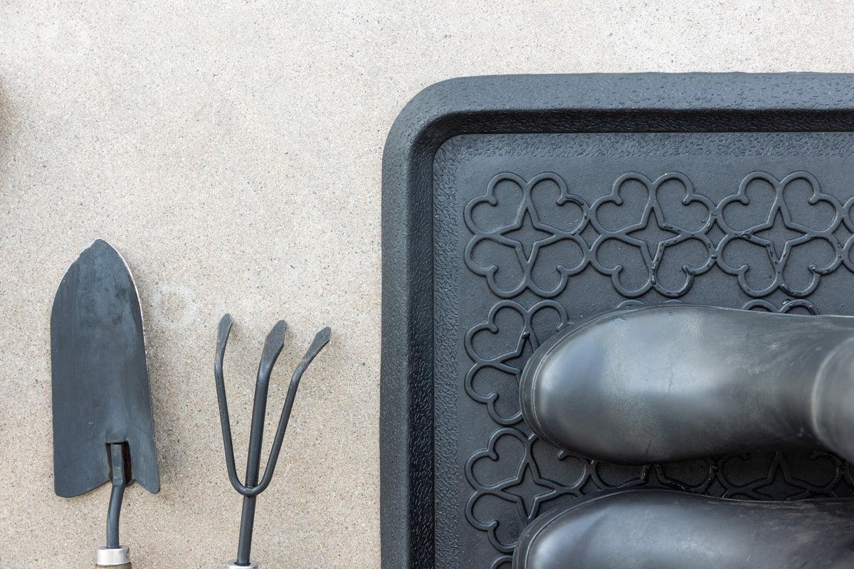 Gunnar Rechteckiger Teppich 75 x 45 Schwarz