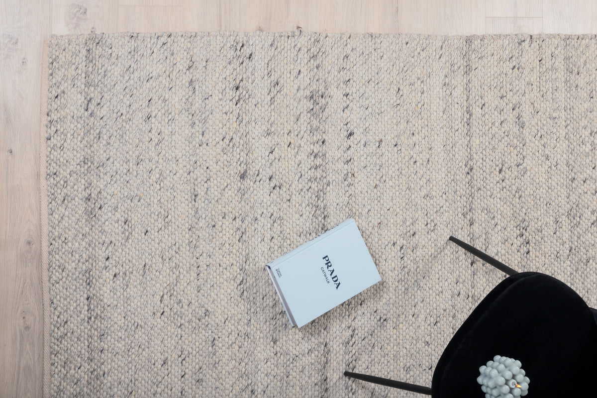 Ganga Rechteckiger Teppich 240 x 170 Weiß