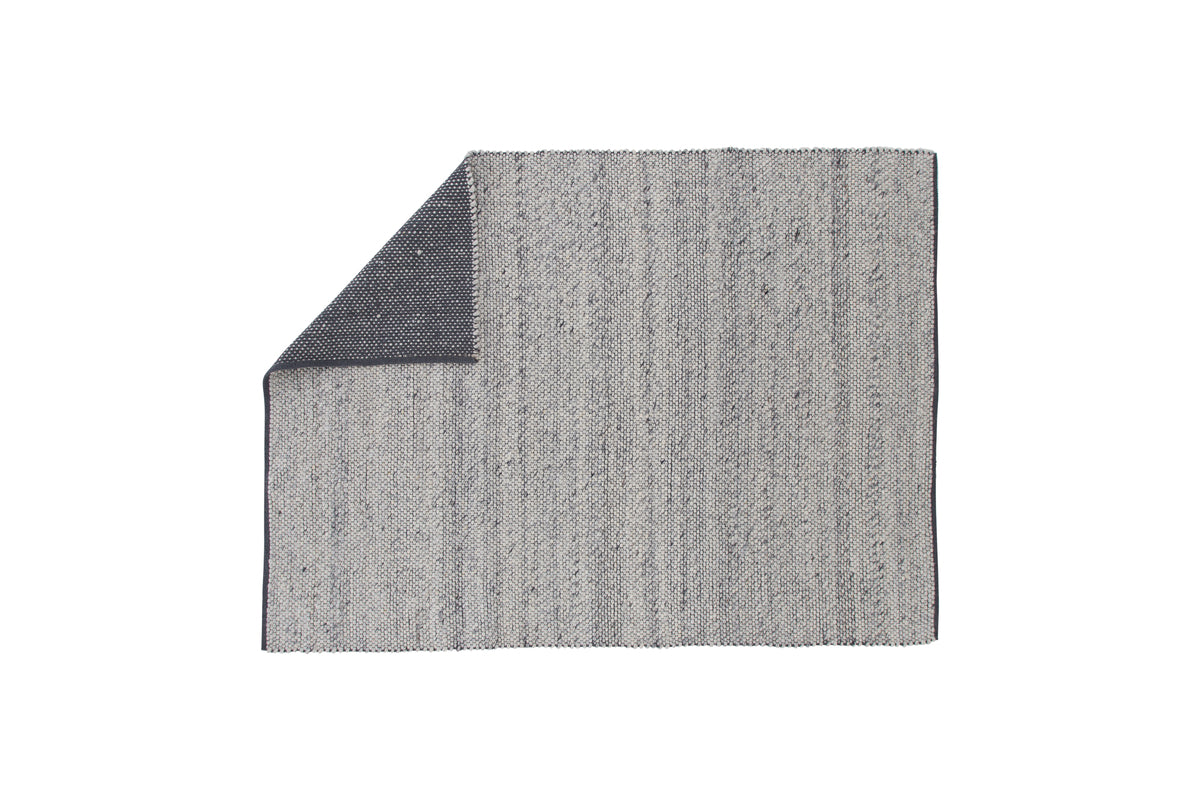 Ganga Rechteckiger Teppich 240 x 170 Silber