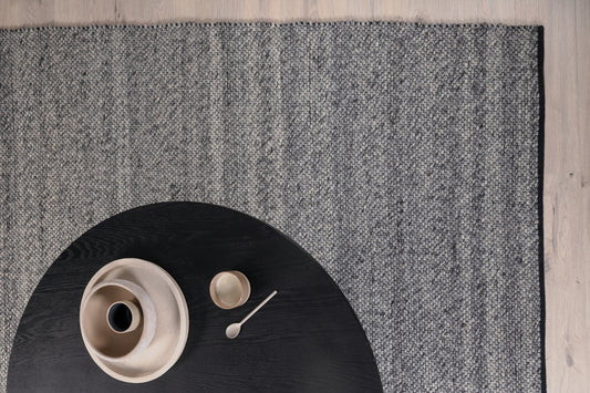 Ganga Rechteckiger Teppich 240 x 170 Silber