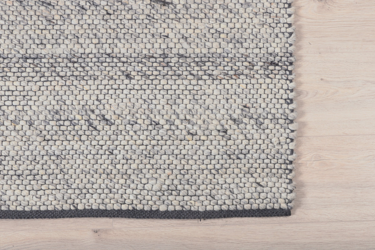 Ganga Rechteckiger Teppich 240 x 170 Grau