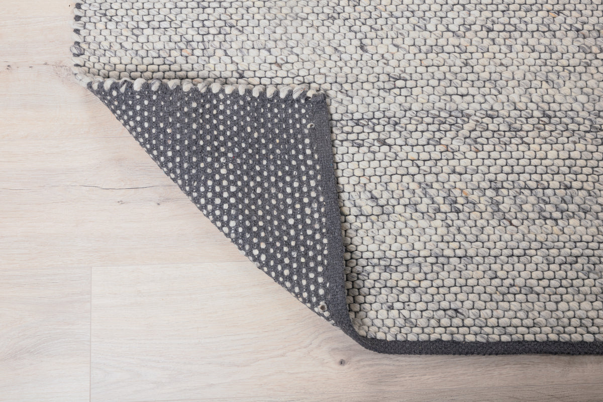 Ganga Rechteckiger Teppich 240 x 170 Grau