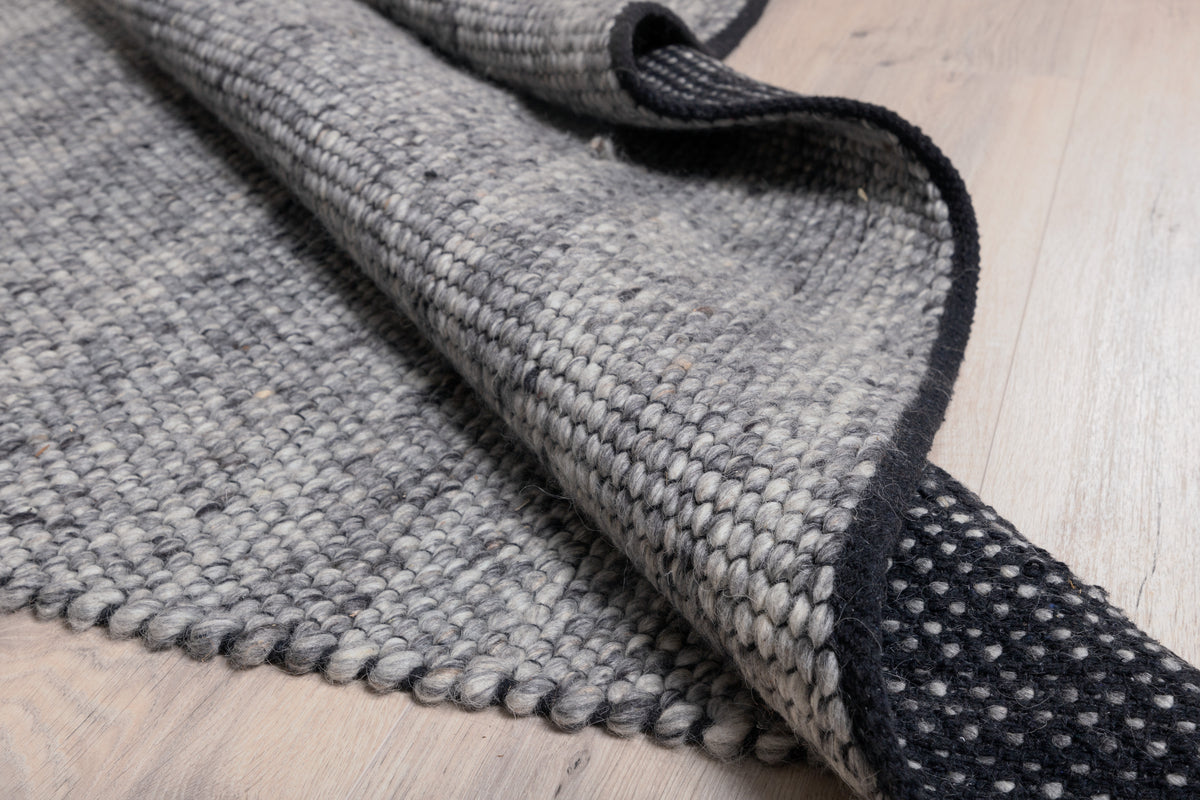 Ganga Rechteckiger Teppich 300 x 200 Grau