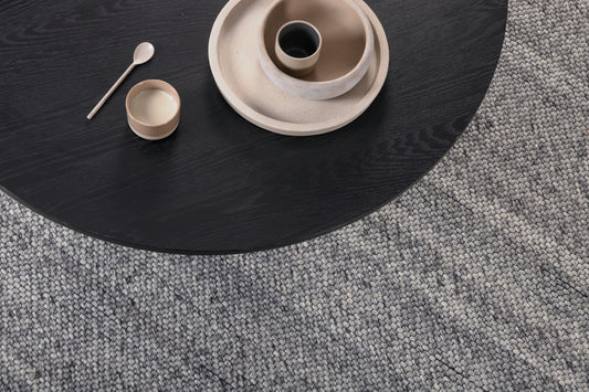 Ganga Rechteckiger Teppich 350 x 250 Silber