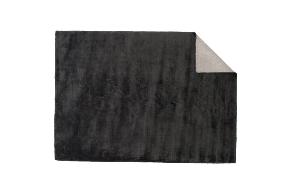 Indra Rechteckiger Teppich 240 x 170 Dunkelgrau