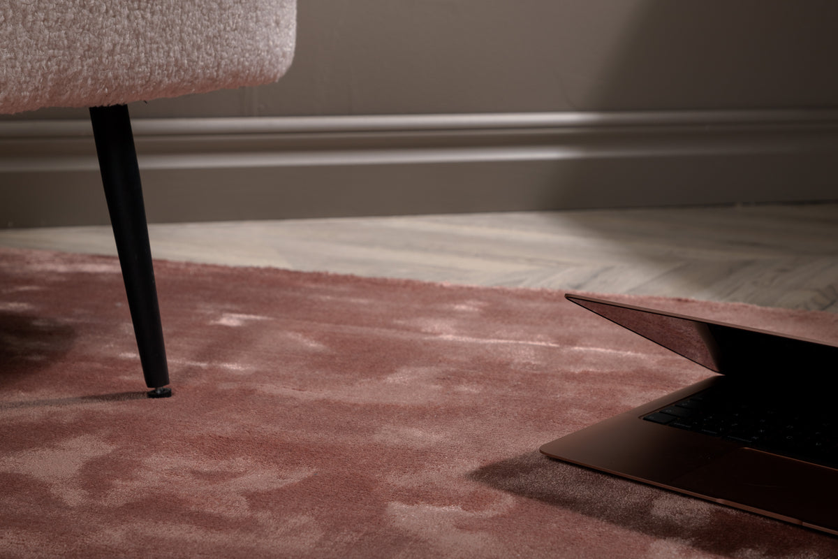 Rechteckiger Teppich Indra, 240 x 170, Altrosa