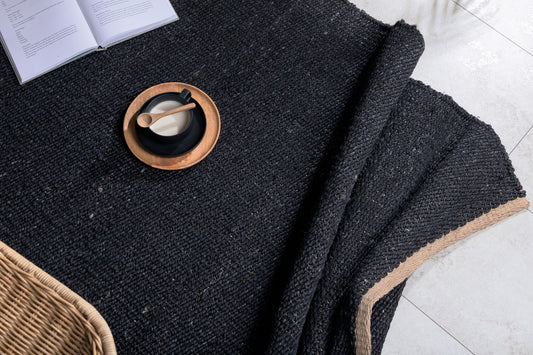 Kali Rechteckiger Teppich 300 x 200 Schwarz