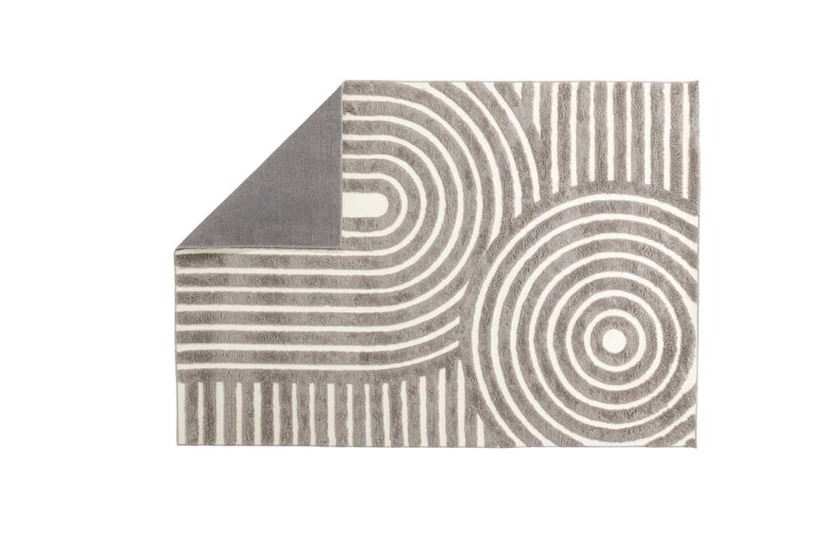 Nikita Rechteckiger Teppich 290 x 200 Grau