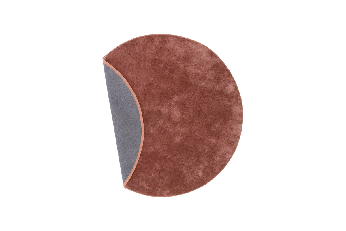 Undra Runder Teppich 200 cm Rosa