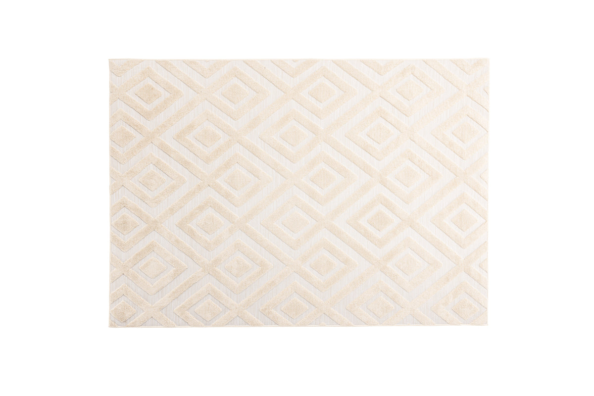 Pia Rechteckiger Teppich 230 x 160 Beige