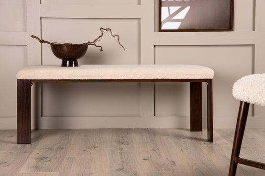 Chester Bank 40 x 45 x 120 Weiß