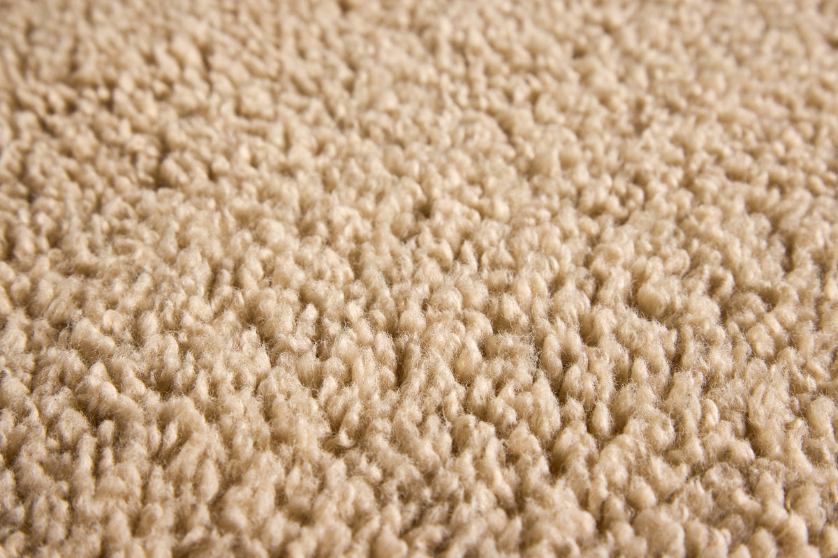 Teddy Runder Teppich 200 cm Beige