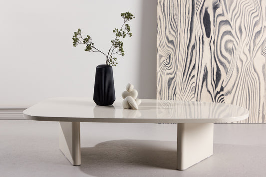 Grönvik Couchtisch 130x65 Beige MDF