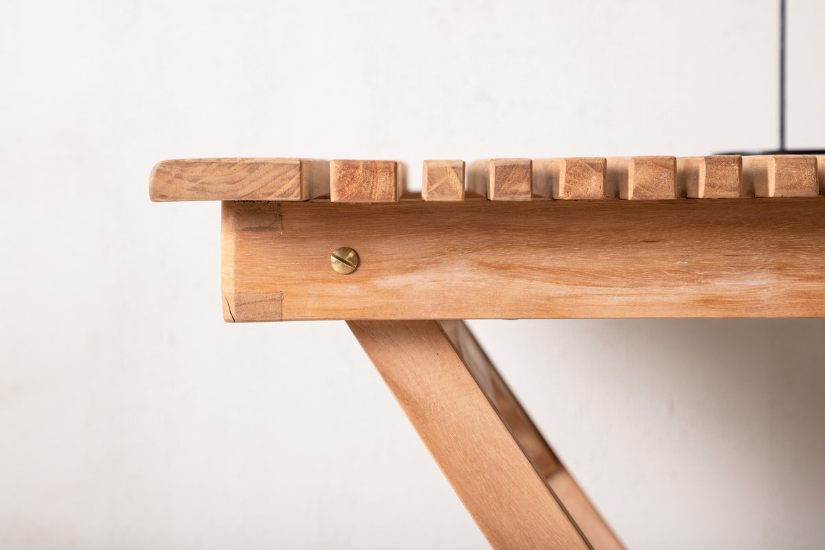 Ghana Cafétisch 70 x 70 Natur