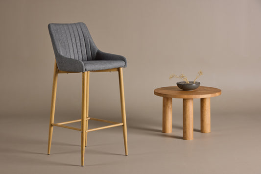 Plaza Barstuhl 2er-Pack Dunkelgrau