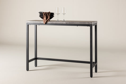 Rise Beistelltisch 110 x 30 Schwarz