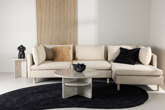 Zero 3-Sitzer-Sofa Beige