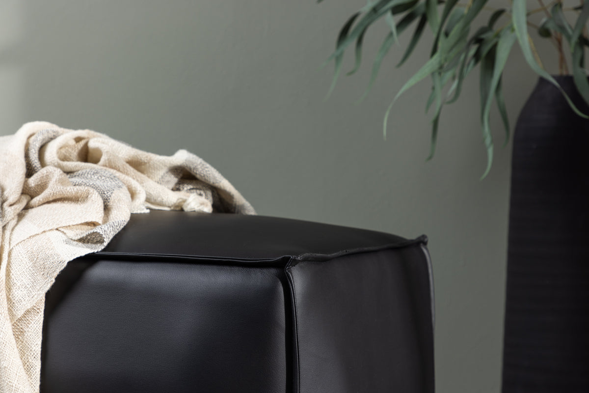 Palermo Pouf 119 x 47 x 59 Schwarz