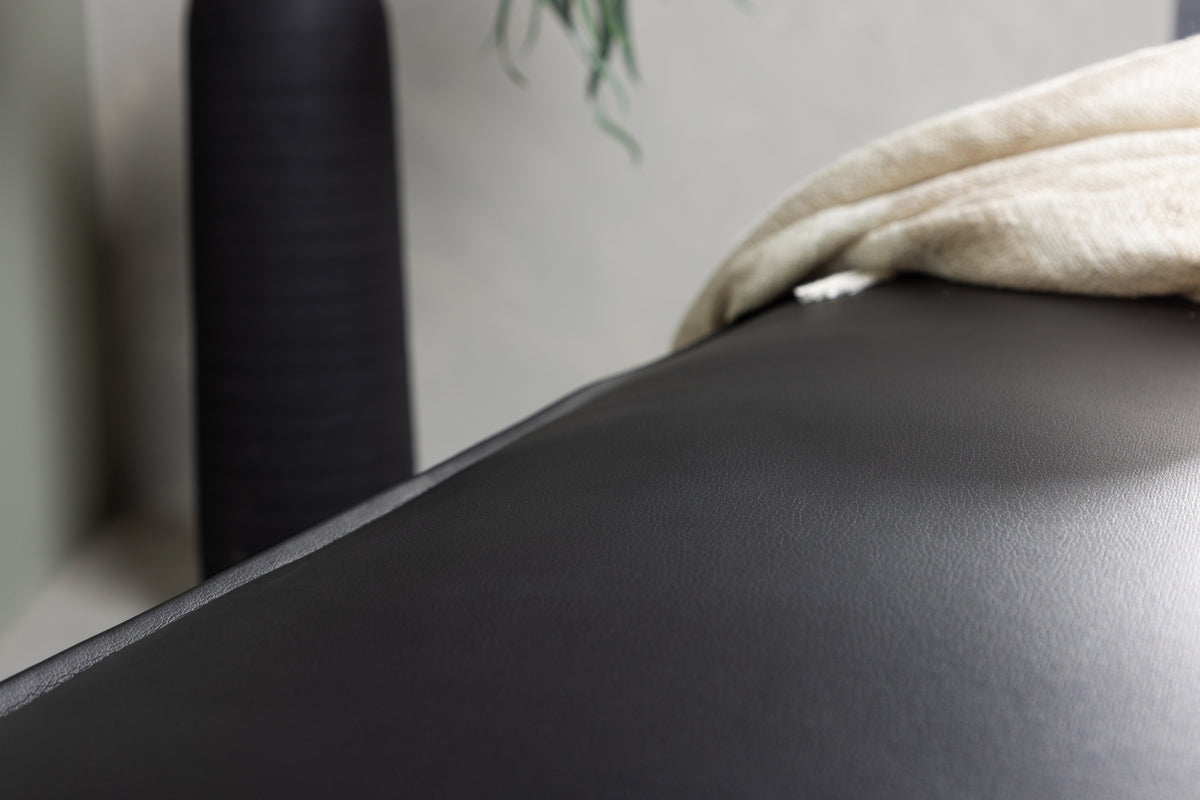 Palermo Pouf 119 x 47 x 59 Schwarz