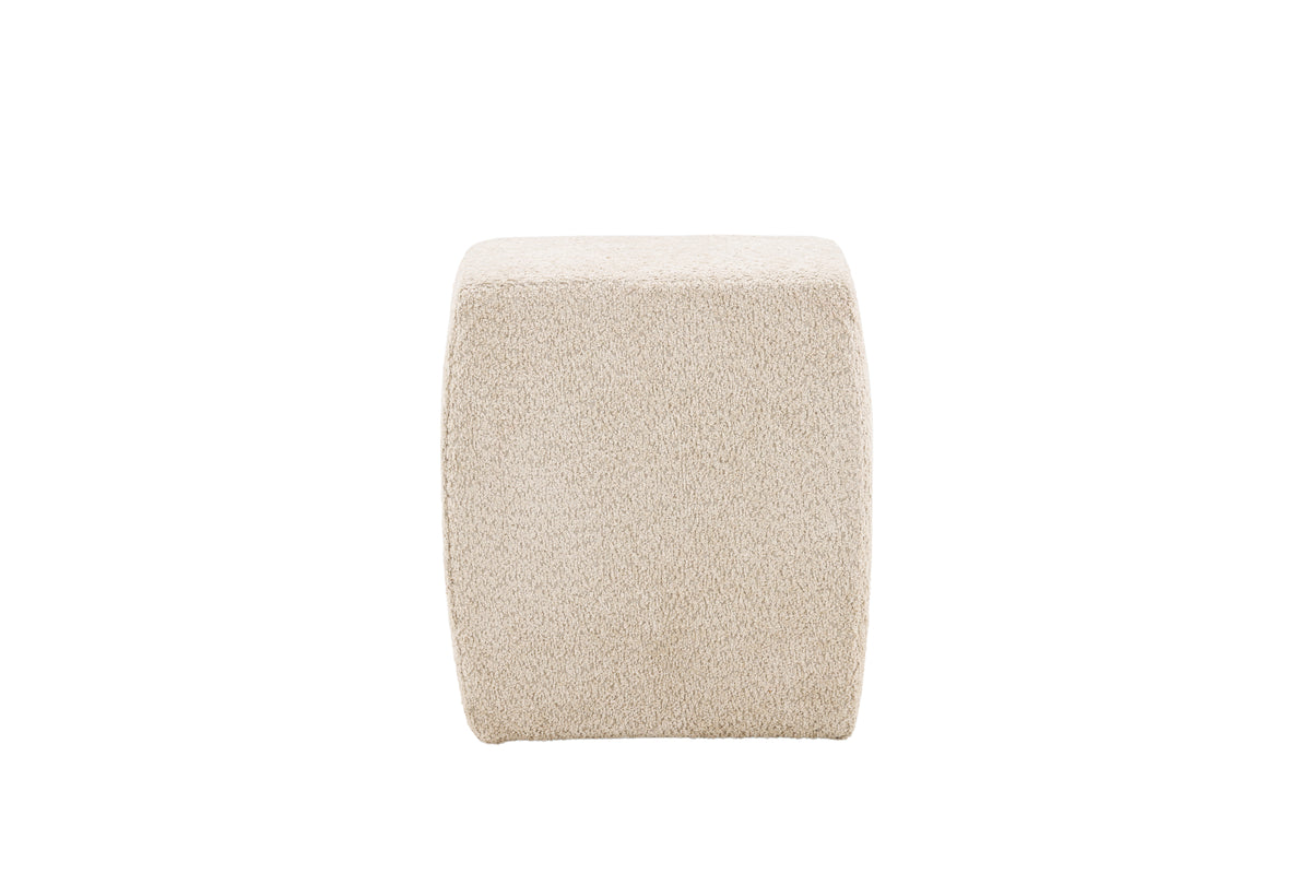 Sitzpuff Neapel Hocker 40 x 45 x 40 Beige