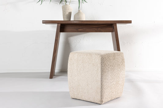 Sitzpuff Neapel Hocker 40 x 45 x 40 Beige