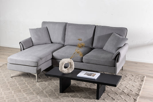 Toulouse 3-Sitzer-Sofa Grau