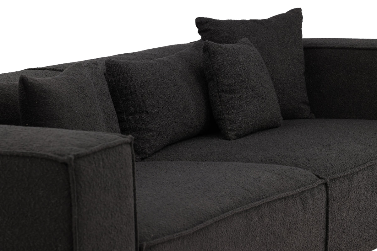 Gillholmen 3-Sitzer-Sofa Schwarz