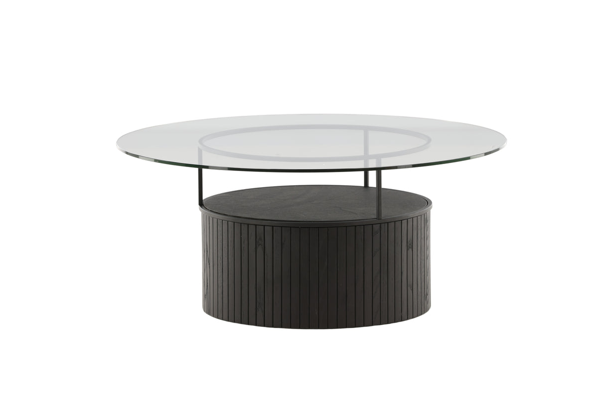 Bovall Couchtisch 90 cm Schwarz